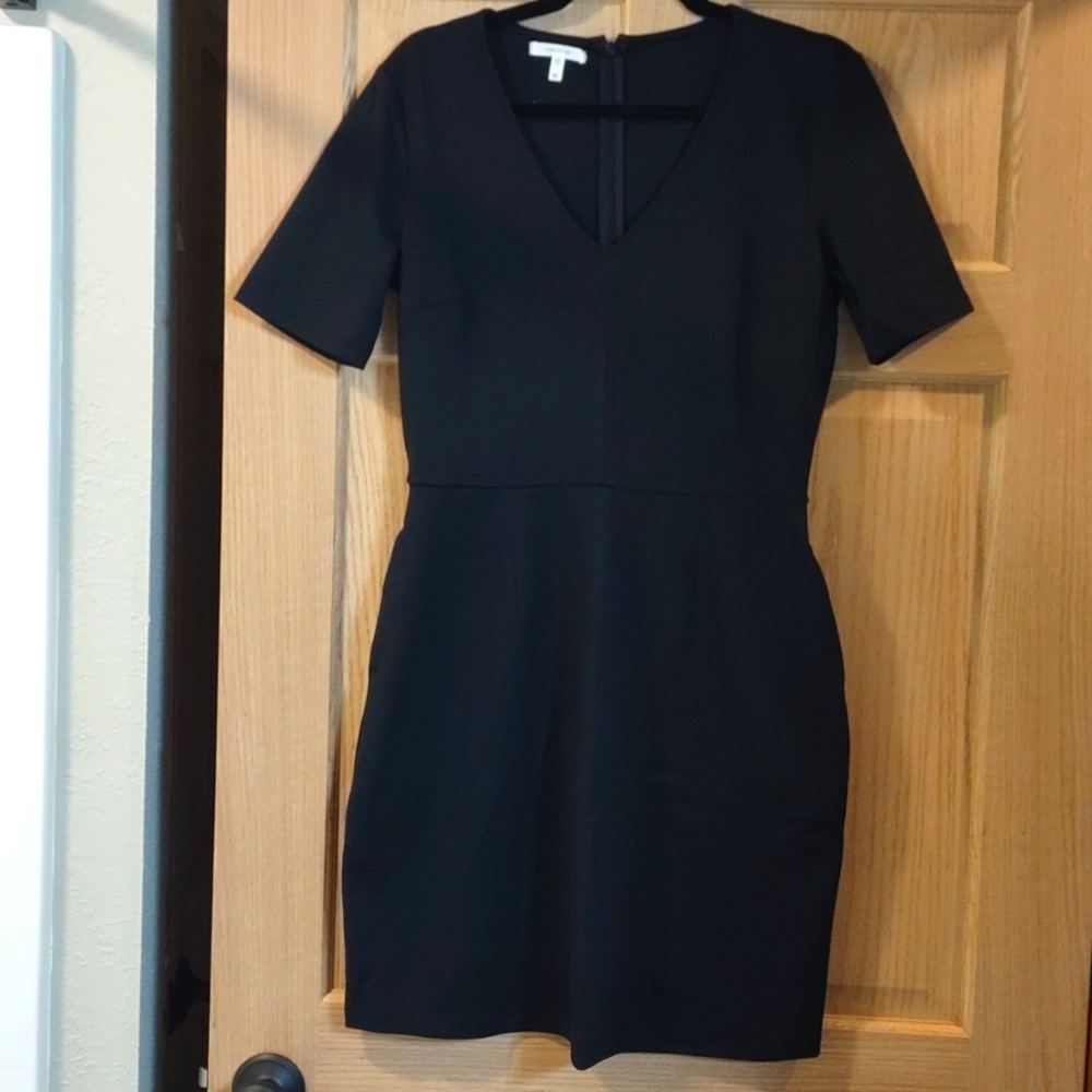 Maurices Women's Little Stretch Jersey Black Dress with Packets